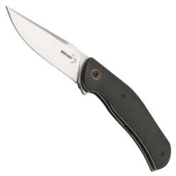 Boker Plus Roundhouse Carbon Fiber Flipper Knife, D2 Blade