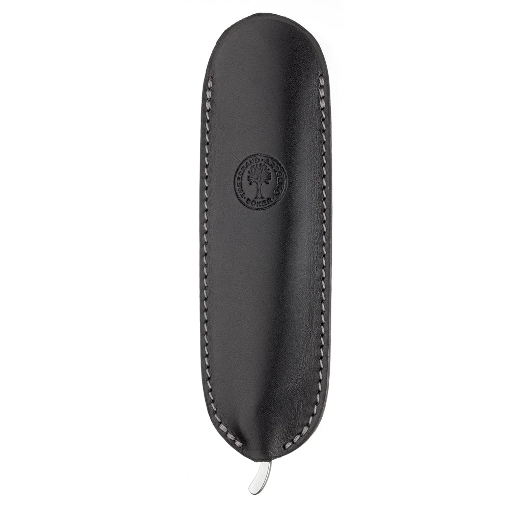Boker Straight Razor Black Leather Sheath 1 Boker Straight Razor Black Leather Sheath