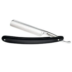 Boker Classic Black Round Head Straight Razor