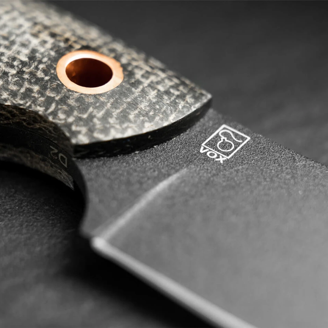 Boker Plus Nessmi Pro Black Copper Fixed Blade Knife, D2 Black Blade 3 Boker Plus Nessmi Pro Black Copper Fixed Blade Knife, D2 Black Blade - Image 3