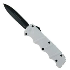 Best Seller 5 Boker Plus Exclusive White Kalashnikov OTF Auto Knife, Black Dagger Blade