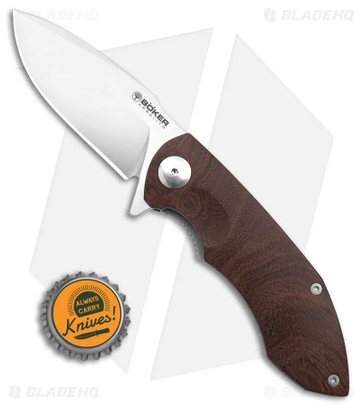 Boker Arbolito Nahuel Liner Lock Knife Guayacan Wood (3.25" Satin) 01BA004 4 Boker Arbolito Nahuel Liner Lock Knife Guayacan Wood (3.25" Satin) 01BA004 - Image 4