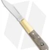 Boker Barlow Expedition 3.25" Traditional Pocket Knife Green Micarta Brass