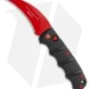 Boker Black Widow Hawkbill Kalashnikov Automatic Knife Black (3.25" Red)