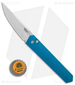 Boker Burnley Kwaiken Automatic Knife Blue (3.5" Stonewash) 06EX299SOI Pro-Tech -Boker Sales Store Boker Burnley Kwaiken Blue Stonewash Protech BHQ 83281 er bottlecap