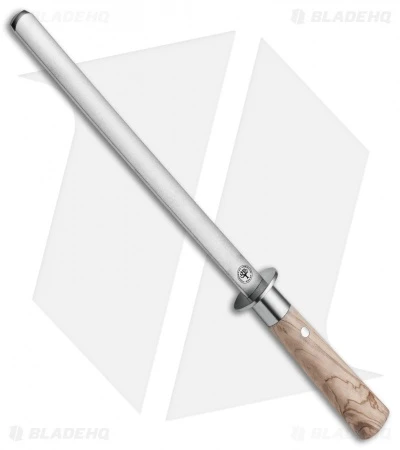 Boker Damascus Olive Diamond-Coated Sharpening Rod Olive Wood -Boker Sales Store Boker Damascus Olive Diamond Coated Sharpening Rod BHQ 111162 jr