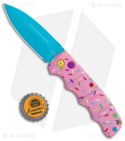 Boker Dessert Warrior Kalashnikov Dagger Automatic Knife (3.25" Blue) Donut -Boker Sales Store Boker Dessert Warrior Kalashnikov Dagger Auto Donut Blue 01KALS72NSOI BHQ 108010 jr bottlecap