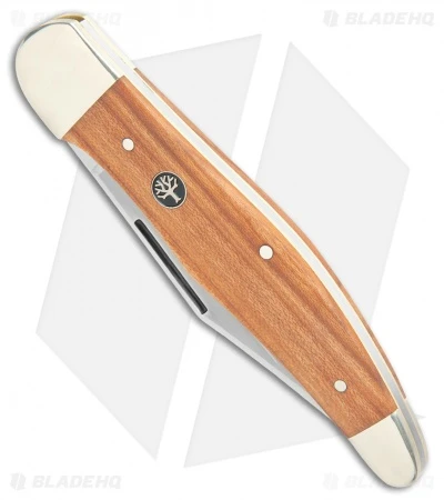 Boker Folding Hunter Lockback Knife Plumwood (4" Satin) 111013 2 Boker Folding Hunter Lockback Knife Plumwood (4" Satin) 111013 - Image 2