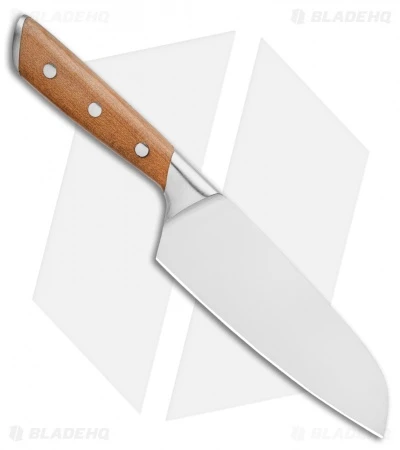 Boker Forge Wood 6.5" Santoku Kitchen Knife Maple Wood 2 Boker Forge Wood 6.5" Santoku Kitchen Knife Maple Wood - Image 2