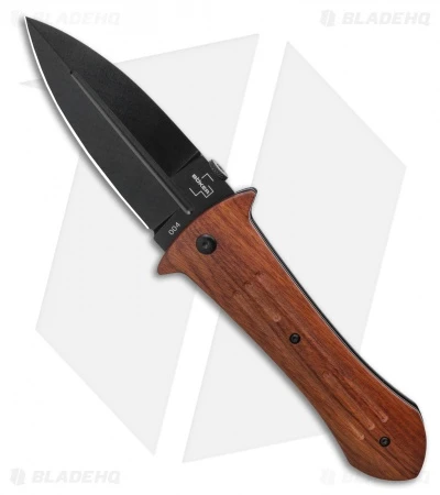 Boker Pocket Smatchet Dagger Folding Knife Rosewood (4" Black) Gedraitis 1 Boker Pocket Smatchet Dagger Folding Knife Rosewood (4" Black) Gedraitis