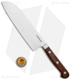 Boker Heritage 7" Santoku Kitchen Knife Walnut Wood -Boker Sales Store Boker Heritage Bread Knife BHQ 122929 jr bottlecap