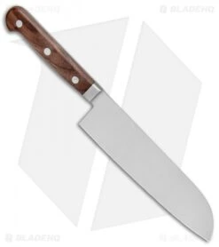 Boker Heritage 7" Santoku Kitchen Knife Walnut Wood -Boker Sales Store Boker Heritage Bread Knife BHQ 122929 jr spine