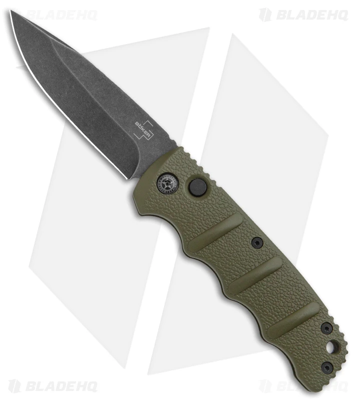 Boker Kalashnikov Drop Point Automatic Knife OD Green (3.25" Smokewash) 1 Boker Kalashnikov Drop Point Automatic Knife OD Green (3.25" Smokewash)