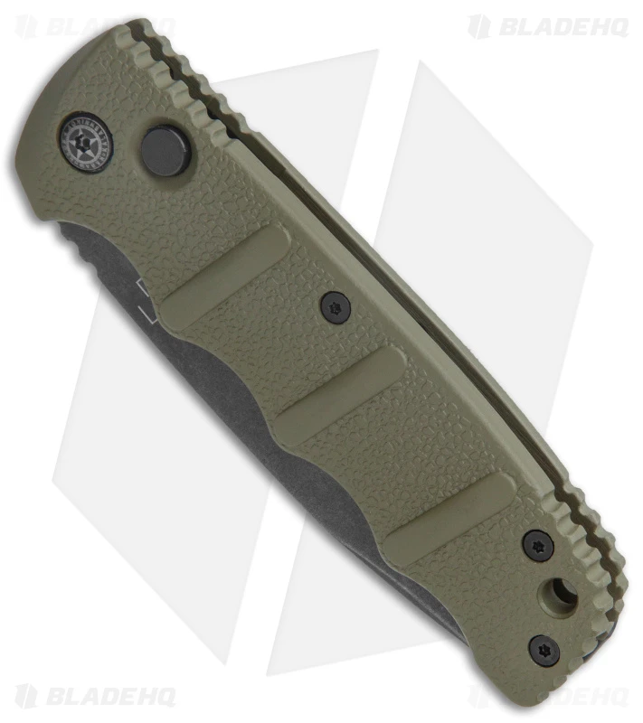 Boker Kalashnikov Drop Point Automatic Knife OD Green (3.25" Smokewash) 2 Boker Kalashnikov Drop Point Automatic Knife OD Green (3.25" Smokewash) - Image 2