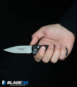 Boker Skull Kalashnikov Dagger Automatic Knife (3.25" Black D2) -Boker Sales Store Boker Kalashnikov Automatic Knife Black Bead Blast KALS74 BHQ 0103 kp in hand web large 1