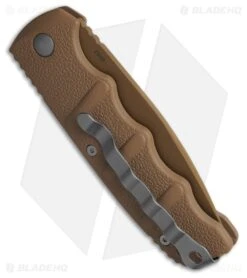 Boker Kalashnikov Automatic Knife Desert Sand Aluminum (3.25" Tan PVD Serrated) -Boker Sales Store Boker Kalashnikov Automatic Knife Desert Sand Aluminum 3in Tan Serr BHQ 219285 td side large