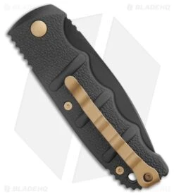 Boker Kalashnikov Drop Point Automatic Knife Bronze Accents (3.25" Black D2) -Boker Sales Store Boker Kalashnikov Dagger Automatic Knife Bronze Accents Black D2 BHQ 195845 kr side large