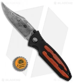 Boker Kalashnikov AK-47 Barrels Liner Lock Knife (3.9" Damascus) -Boker Sales Store Boker Kalashnikov LL Black Wood Damascus 11KAL48DAM BHQ 121103 jr bottlecap