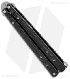 Boker Magnum Balisong Trainer Black G-10 (4.1" Satin) 01SC406SOI -Boker Sales Store Boker Magnum Balisong Trainer Black G 10 01SC406SOI BHQ 99644 jr side