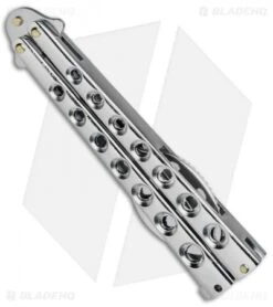 Boker Magnum Balispoon Butterfly Trainer (4" Satin Spoon) 09RY250 -Boker Sales Store Boker Magnum Balispoon Butterfly Trainer Satin Spoon 09RY250 BHQ 80893 jr side