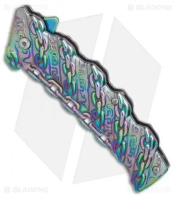 Boker Magnum Chained Rainbow Spring Assisted Knife (3.375" Spectrum) 01MB635 -Boker Sales Store Boker Magnum Chained Rainbow BHQ 80865 er spine