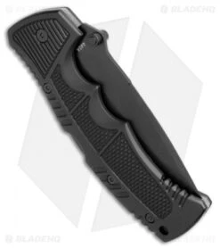 Boker Magnum Charlie Lockback Knife (3.75" Black Serr) 01MB712 -Boker Sales Store Boker Magnum Charlie LB Black Serr 01MB712 BHQ 71473 jr side