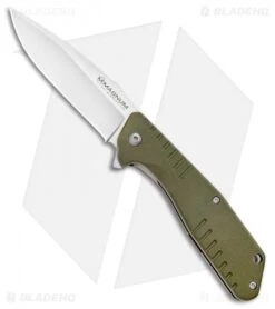 Boker Magnum Coccodrillo Vero Liner Lock Knife OD Green G10 (3.125" Satin)