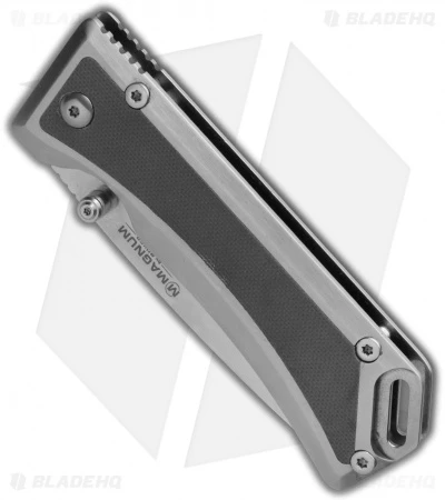 Boker Magnum Metal Frame Lock Knife Gray G-10 (3.4" Satin) 01MB704 2 Boker Magnum Metal Frame Lock Knife Gray G-10 (3.4" Satin) 01MB704 - Image 2