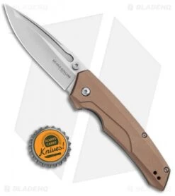 Boker Magnum Seventies Metallic Liner Lock Knife Bronze Aluminum (3.25" Satin) -Boker Sales Store Boker Magnum Seventies Metalic LL Bronze Aluminum Satin 01RY323 BHQ 111616 jr bottlecap