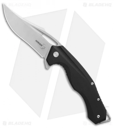 Boker Plus Masada Liner Lock Knife Black G-10 (3.7" Satin) 01BO762 1 Boker Plus Masada Liner Lock Knife Black G-10 (3.7" Satin) 01BO762