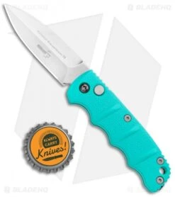 Boker Mini Kalashnikov Dagger Automatic Knife Tyranny Teal (2.5" Stonewash) -Boker Sales Store Boker Mini Kalashnkov Dagger Auto Tyranny Teal SW 01KALS64NSOI BHQ 99633 jr bottlecap