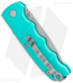 Boker Mini Kalashnikov Dagger Automatic Knife Tyranny Teal (2.5" Stonewash) -Boker Sales Store Boker Mini Kalashnkov Dagger Auto Tyranny Teal SW 01KALS64NSOI BHQ 99633 jr side