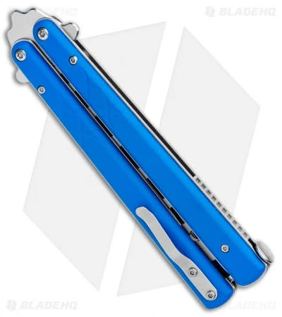 Boker Plus Balisong Trainer Butterfly Knife Blue G-10 (4" Satin) 3 Boker Plus Balisong Trainer Butterfly Knife Blue G-10 (4" Satin) - Image 3