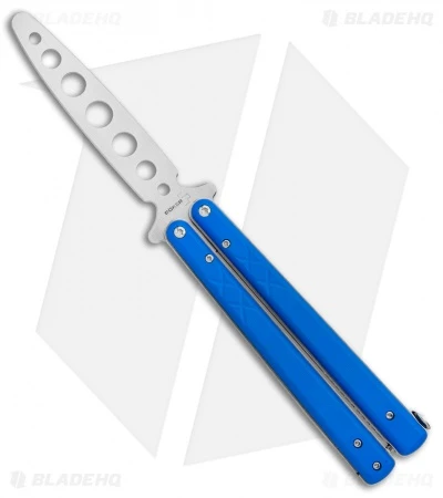 Boker Plus Balisong Trainer Butterfly Knife Blue G-10 (4" Satin) 1 Boker Plus Balisong Trainer Butterfly Knife Blue G-10 (4" Satin)