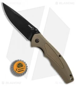 Boker Plus Gemini NGA Spring Assisted Knife Coyote (3.5" Black) 01BO501 7 Boker Plus Gemini NGA Spring Assisted Knife Coyote (3.5" Black) 01BO501 -Boker Sales Store Boker Plus Gemini NGA Coyote black BHQ 80766 er bottlecap