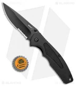 Boker Plus Gemini NGA Spring Assisted Knife Black (3.5" Black Serr) 01BO503 7 Boker Plus Gemini NGA Spring Assisted Knife Black (3.5" Black Serr) 01BO503 -Boker Sales Store Boker Plus Gemini NGA SA Black Black Serr 01BO503 BHQ 105723 jr bottlecap