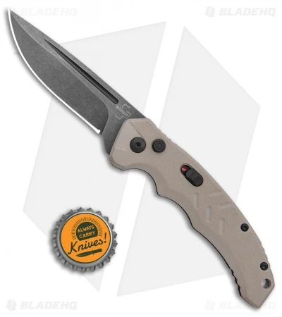 Boker Plus Intention II Automatic Knife Coyote G-10 (3.25" Black SW) 01B0483 4 Boker Plus Intention II Automatic Knife Coyote G-10 (3.25" Black SW) 01B0483 - Image 4