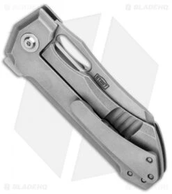 Boker Plus Leviathan Frame Lock Knife Stainless (3.1" Stonewashed) 01BO752 -Boker Sales Store Boker Plus Leviathan FL Stainless SW 01BO752 BHQ 97548 jr side