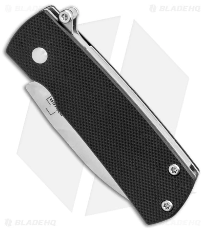 Boker Plus Shamsher Automatic Liner Lock Knife Black G-10 (1.9" Satin) 01BO361 2 Boker Plus Shamsher Automatic Liner Lock Knife Black G-10 (1.9" Satin) 01BO361 - Image 2