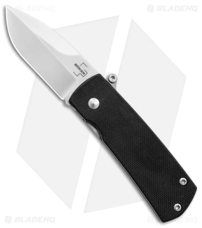 Boker Plus Shamsher Automatic Liner Lock Knife Black G-10 (1.9" Satin) 01BO361 1 Boker Plus Shamsher Automatic Liner Lock Knife Black G-10 (1.9" Satin) 01BO361