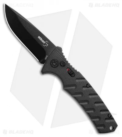 Boker Plus Strike Drop Point Automatic Knife (3.25" Black D2) 1 Boker Plus Strike Drop Point Automatic Knife (3.25" Black D2)