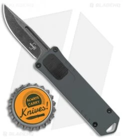 Boker Plus USB OTF Automatic Knife Gray Aluminum (1.7" Black SW) -Boker Sales Store Boker Plus USB OTF Auto Gray Aluminum Black SW BHQ 125998 jr bottlecap