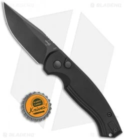 Boker Plus Vox Karakurt Automatic Knife Black Aluminum (3" Black) 01BO365 -Boker Sales Store Boker Plus Vox Karakurt Auto Black Aluminum Black BHQ 120632 jr bottlecap