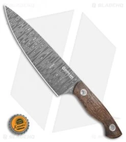Boker Vox Saga 7.75" Damascus Chef's Kitchen Knife Castle Wood 5 Boker Vox Saga 7.75" Damascus Chef's Kitchen Knife Castle Wood -Boker Sales Store Boker Saga Damascus Chefs Knife 132367DAM BHQ 116566 LS Bottlecap