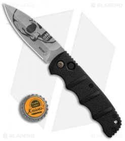 Boker Skull Kalashnikov Dagger Automatic Knife (3.25" Stonewash D2) -Boker Sales Store Boker Skull Kalashnikov Dagger SW BHQ 75532 er bottlecap