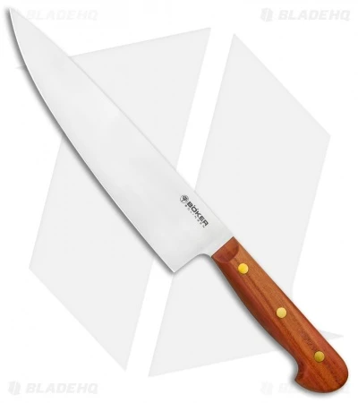 Boker Cottage-Craft 8.75" Chef's Kitchen Knife Plum Wood 1 Boker Cottage-Craft 8.75" Chef's Kitchen Knife Plum Wood