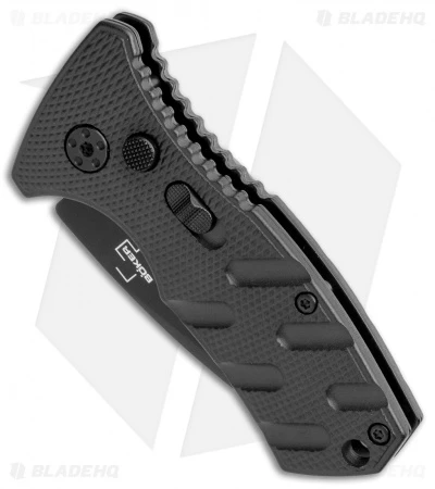 Boker Stubby Strike CA Legal Automatic Knife (1.9" Black D2) 2 Boker Stubby Strike CA Legal Automatic Knife (1.9" Black D2) - Image 2