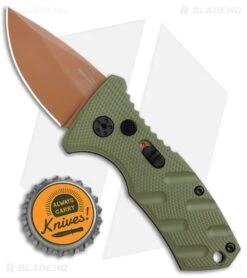 Boker Stubby Strike Desert Warrior CA Legal Auto Knife OD Green (1.9" Copper) 7 Boker Stubby Strike Desert Warrior CA Legal Auto Knife OD Green (1.9" Copper) -Boker Sales Store Boker Stubby Strike CA Legal Auto OD Green Copper 01BO443NSOI BHQ 99649 jr bottlecap large