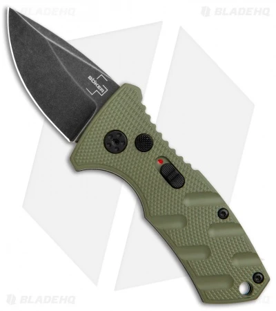 Boker Stubby Strike CA Legal Automatic Knife OD Green (1.9" Smokewash D2) 1 Boker Stubby Strike CA Legal Automatic Knife OD Green (1.9" Smokewash D2)
