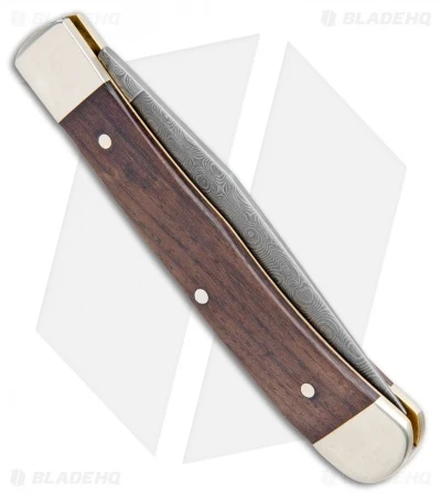 Boker Trapper 150th Anniversary Damascus Series Pocket Knife 4.125" Chestnut 3 Boker Trapper 150th Anniversary Damascus Series Pocket Knife 4.125" Chestnut - Image 3
